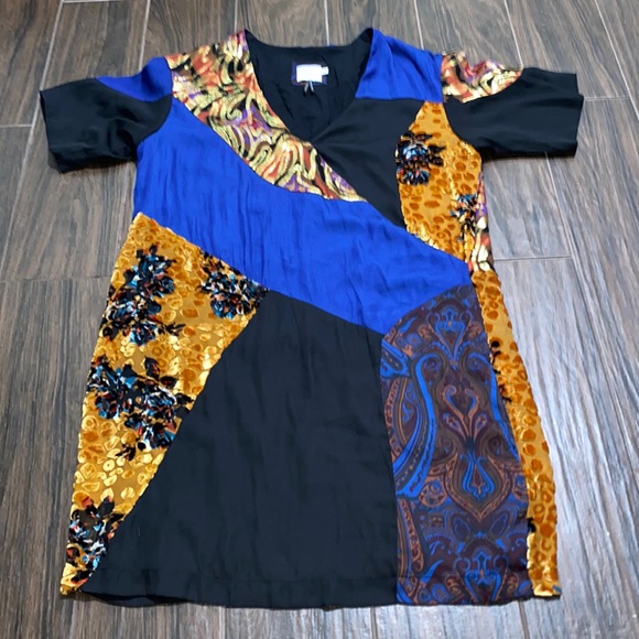 HD in Paris colorblock dress size 8 - Picture 1 of 9